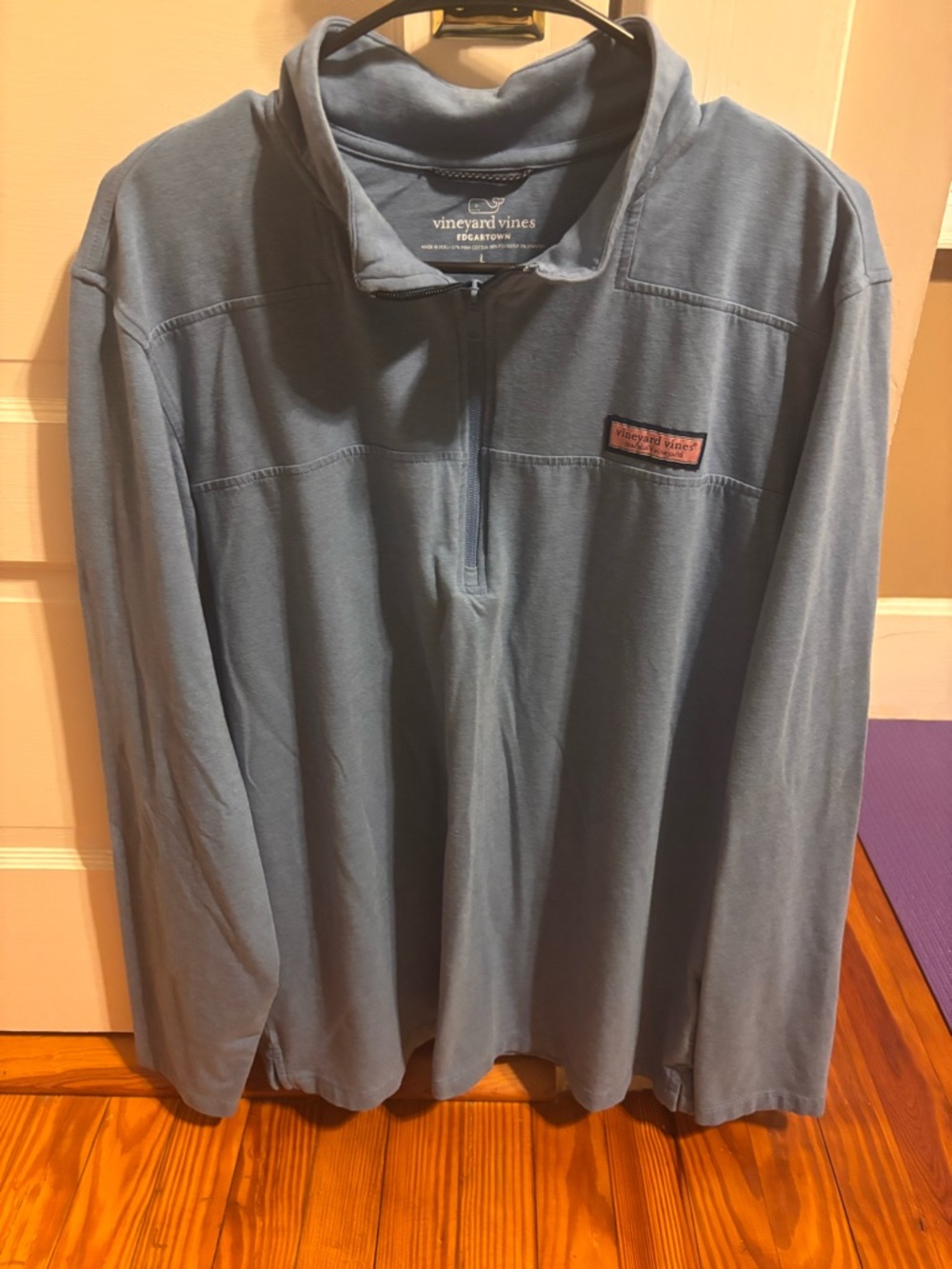 Vineyard Vines Light Blue Half-Zip Pullover